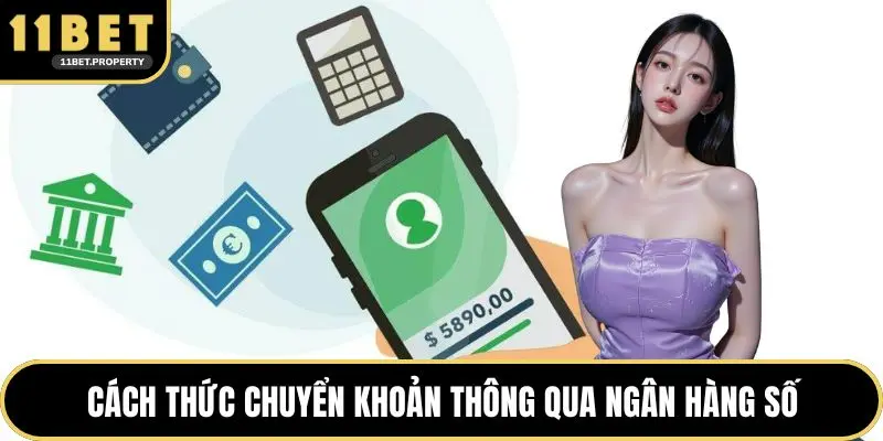 Cách thức chuyển khoản thông qua ngân hàng số